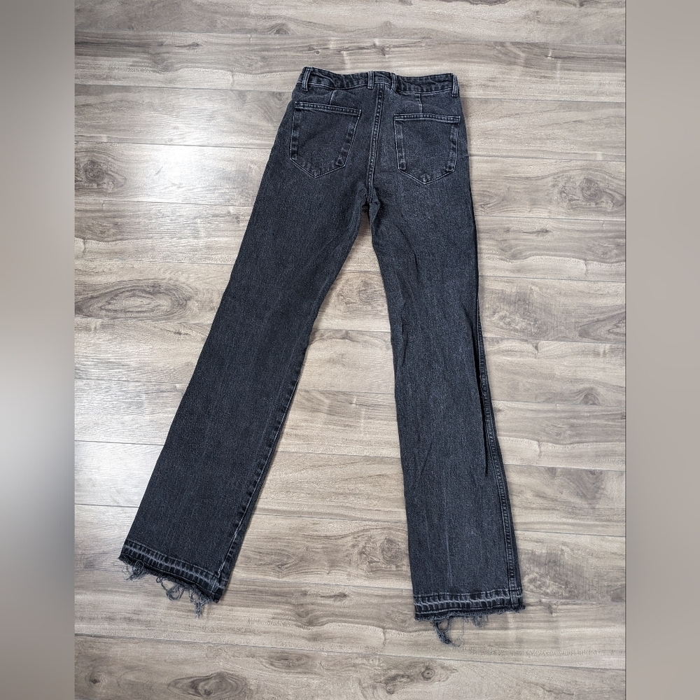 Zara Ness Washed Black Jeans Size 4